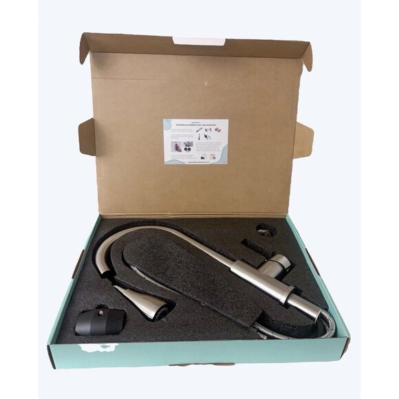 NEW Kicimpro Kitchen Faucet Pull Down Sprayer Single Handle Brushed Nickel - Picture 10 of 14